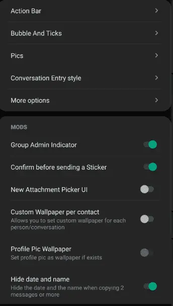 GB WhatsApp More Features