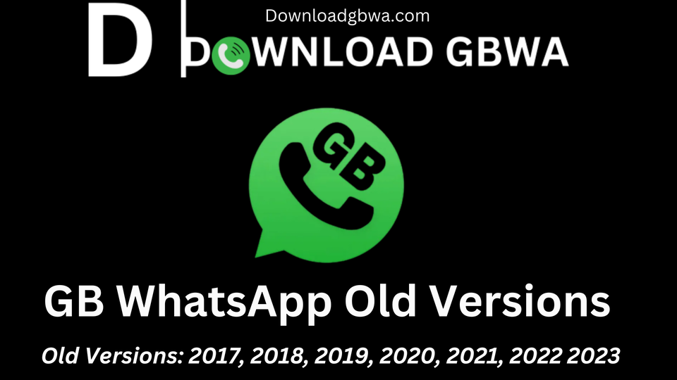 Official DownloadGBWA Image Representing GB WhatsApp Old Versions for Download