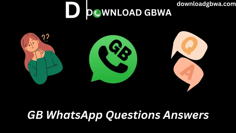 GB WhatsApp Questions Answers Image